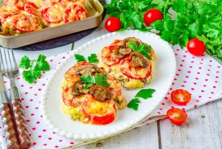 Мясо по-французски с грибами и сыром: классика праздничного стола