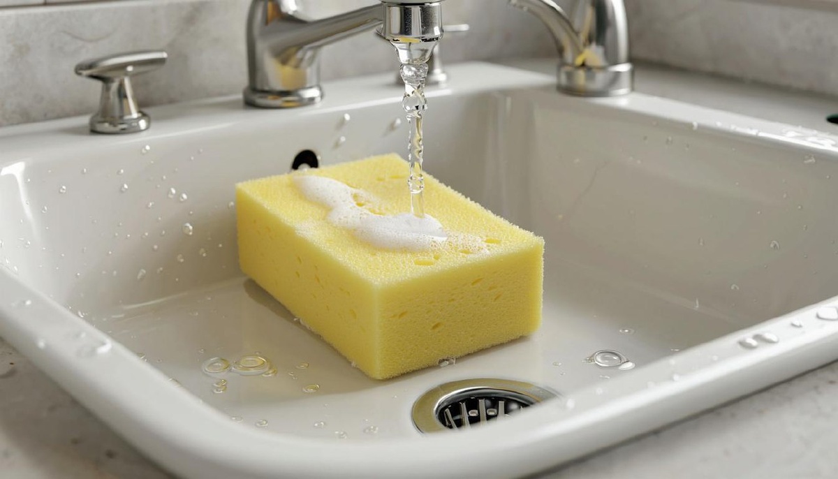 Как эффективно дезинфицировать губку для мытья посуды?