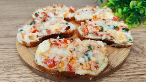 Горячие бутерброды вместо пиццы: быстрый и вкусный рецепт