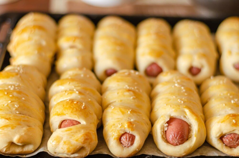 Сосиски в нежном тесте