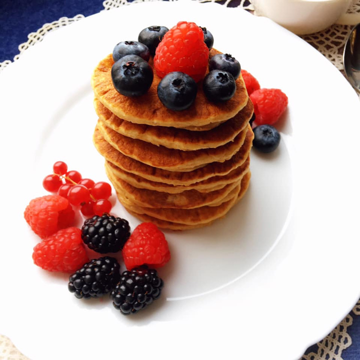 Нежные блинчики-панкейки из полбяной муки