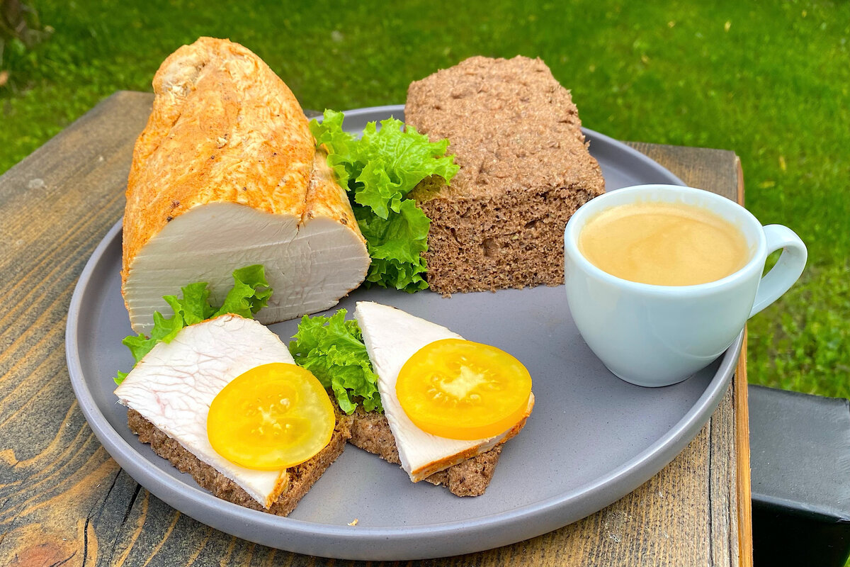 Вкусный и полезный бутерброд на завтрак