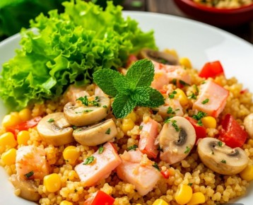 Легкий восточный микс с булгуром, который станет вашим новым фаворитом