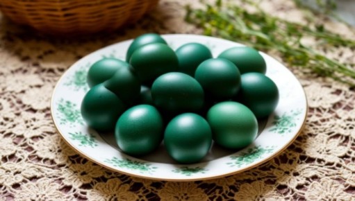 Яркие яйца на Пасху: как добиться изумрудного цвета натуральным способом