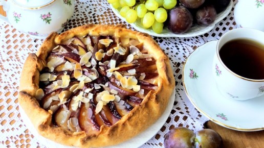 Галета со сливами: идеальный десерт для осеннего настроения