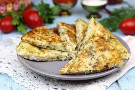 Ленивая лепешка с курицей: быстро, просто и вкусно