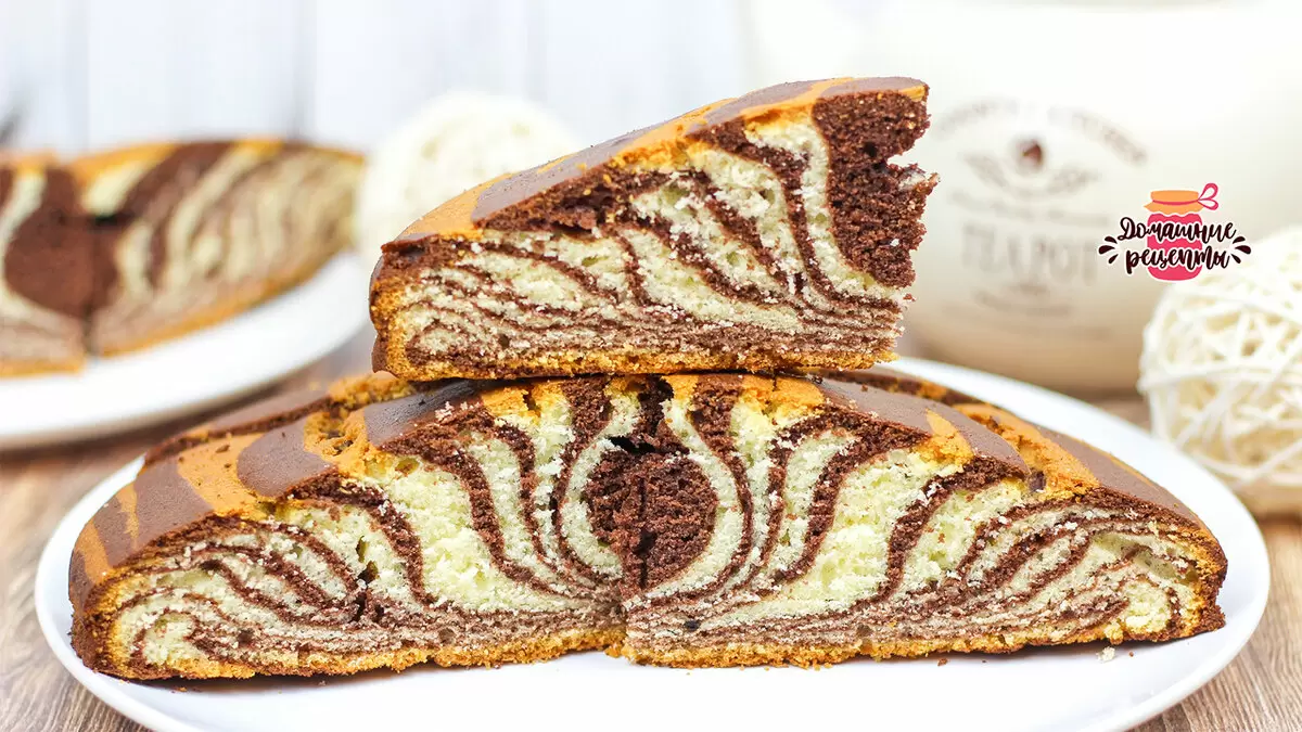 Пирог Зебра: Нежная Вкуснятина для Чаепития