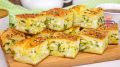 Невероятный заливной пирог с яйцом и зеленым луком без лишних хлопот
