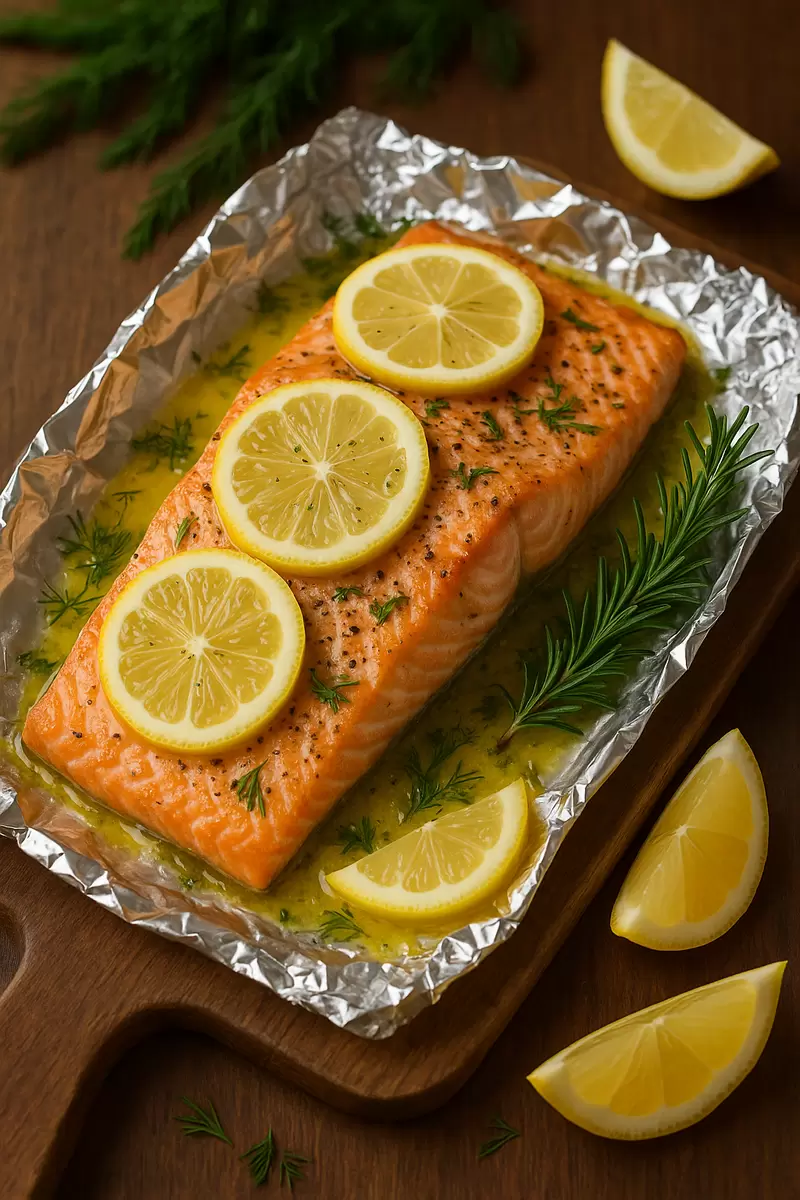 Сочный лосось с лимоном: секрет идеального новогоднего блюда