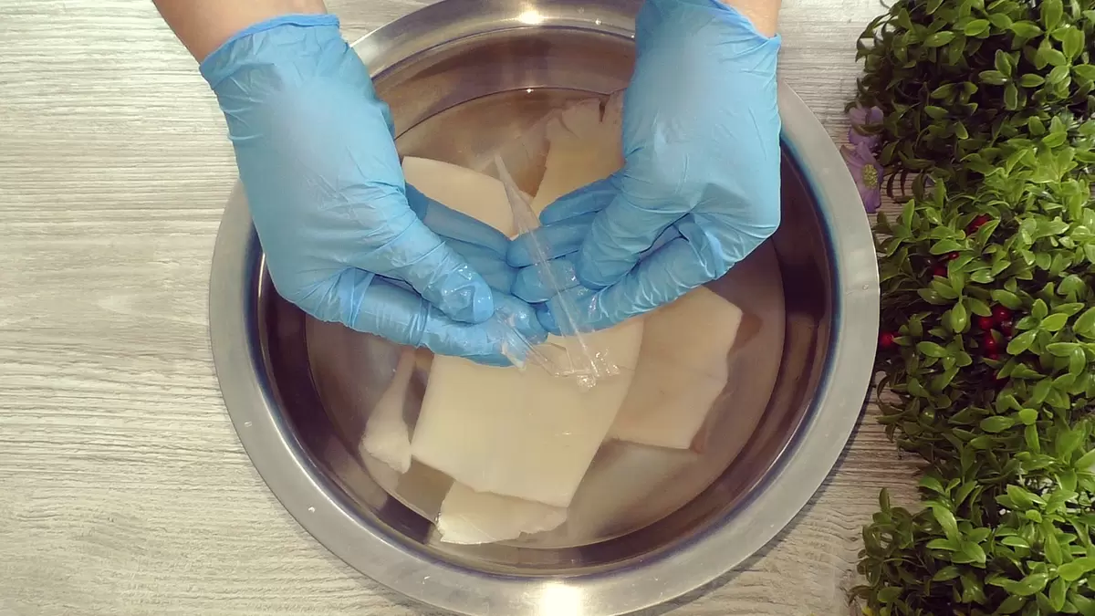 Необычная закуска: кальмары с горчичным соусом без варки и жарки