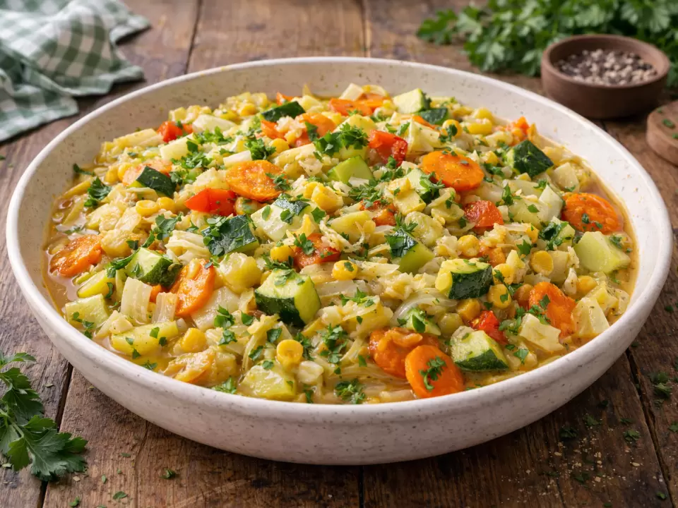 Легкое овощное рагу: идеальное блюдо для восстановления после зимних праздников