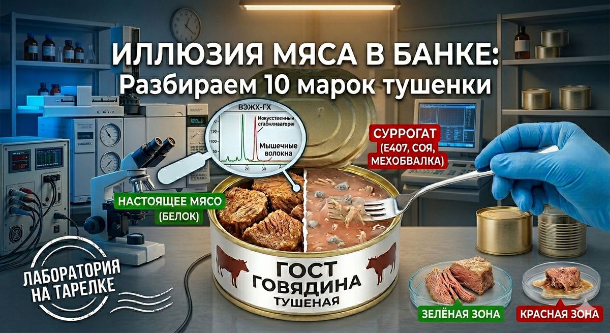 Иллюзия мяса: Как производители обманывают покупателей в мире консервированной говядины